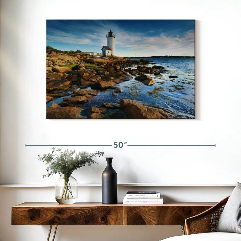 Phare Aletra Annisquam, H 26 po x l 39 po