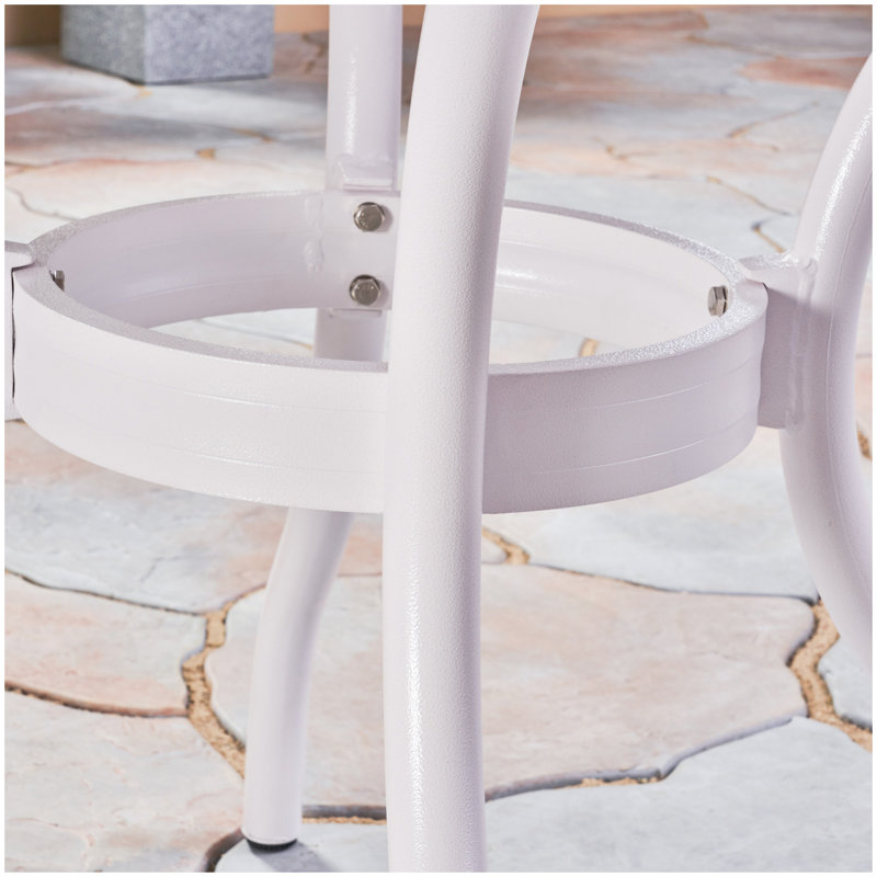 PHOENIX 48IN ROUND TABLE, White