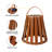 Ricetta 11.02'' Solar Powered Integrated LED Outdoor Floor Lamp