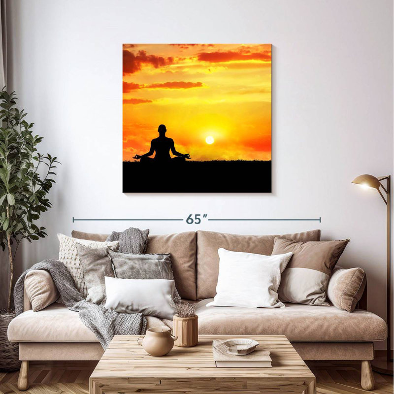 Kerrick Sunset Yoga Meditation, H 39 po x l 39 po
