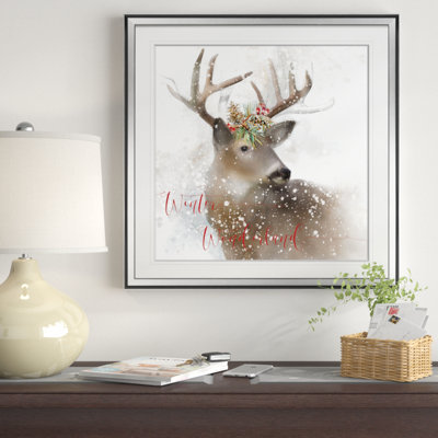 Winter Wonderland Deer - impression