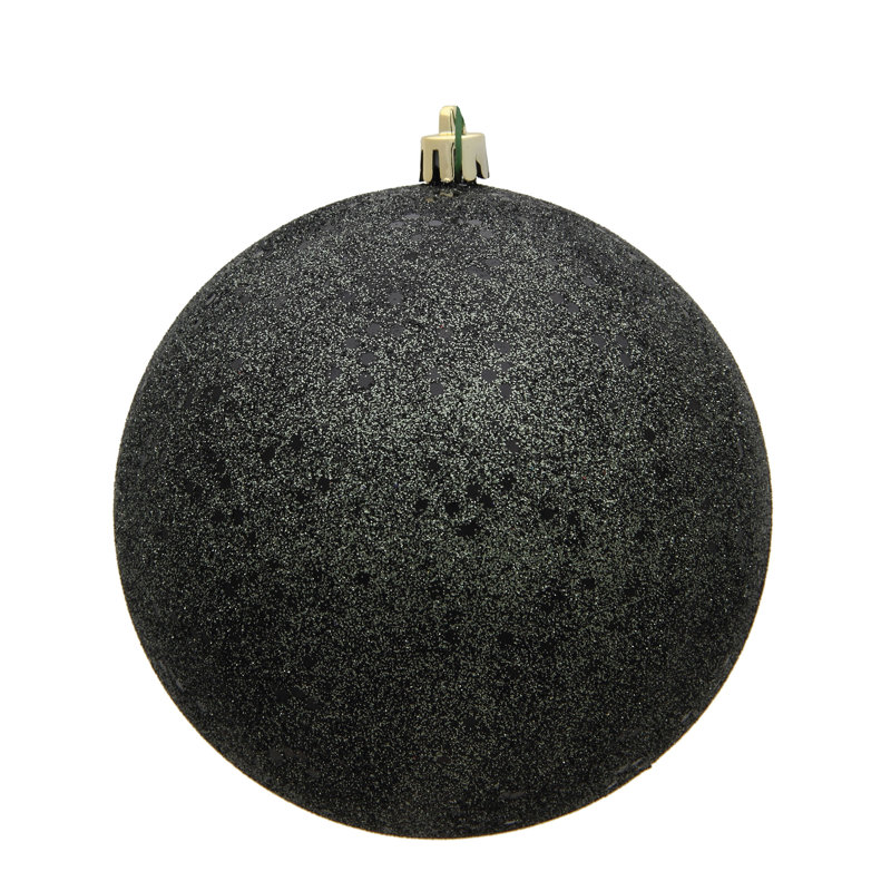 Ornement de Noël en forme de boule, Bronze industriel, H 4 po x l 4 po x P 4 po