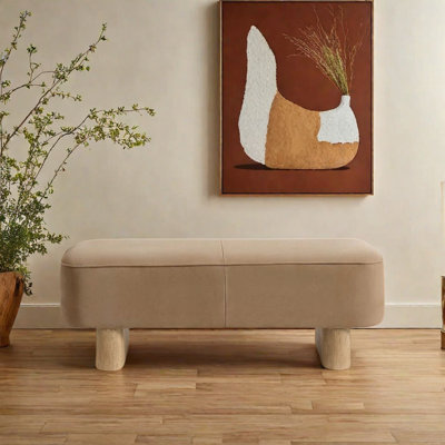 Coussin décontracté simple à banc long