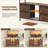 Tv Stand For Tvs Up To 48'' With Led Lights, Charging Station & Spacious Storage-931854902