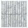 Stacked 3" x 1" Marble Linear Mosaic Wall & Floor Tile