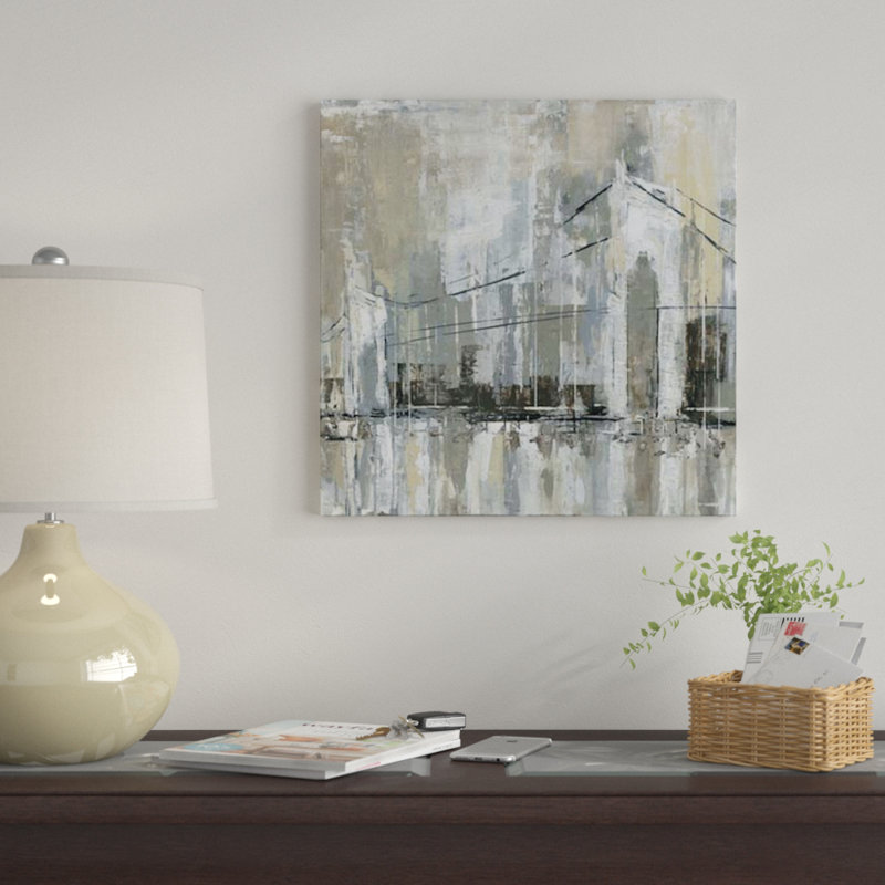 « midtown bridge i », impression sur toile, H 26 po x l 26 po x P 1,5 po, Toile tendue, Pas de tapis