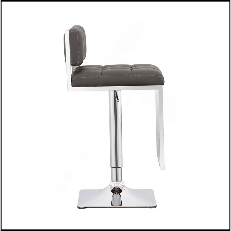  Tabouret de bar réglable, Gris