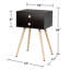 40.6cm W Solid Wood Bedside Table