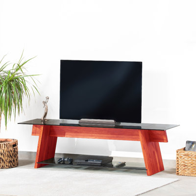 Meuble télé en bois massif pour téléviseur de 70 po ou moins Nieman