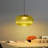 1 - Light LED Green Glass Pendant Light