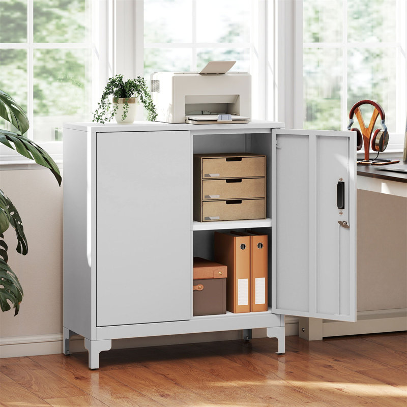 80 cm W Filing Cabinet, White