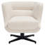 Fauteuil demi-tonneau pivotant de 27,17 po Arnelle-369271665