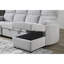 Grey Sleeper With Storage Chaise