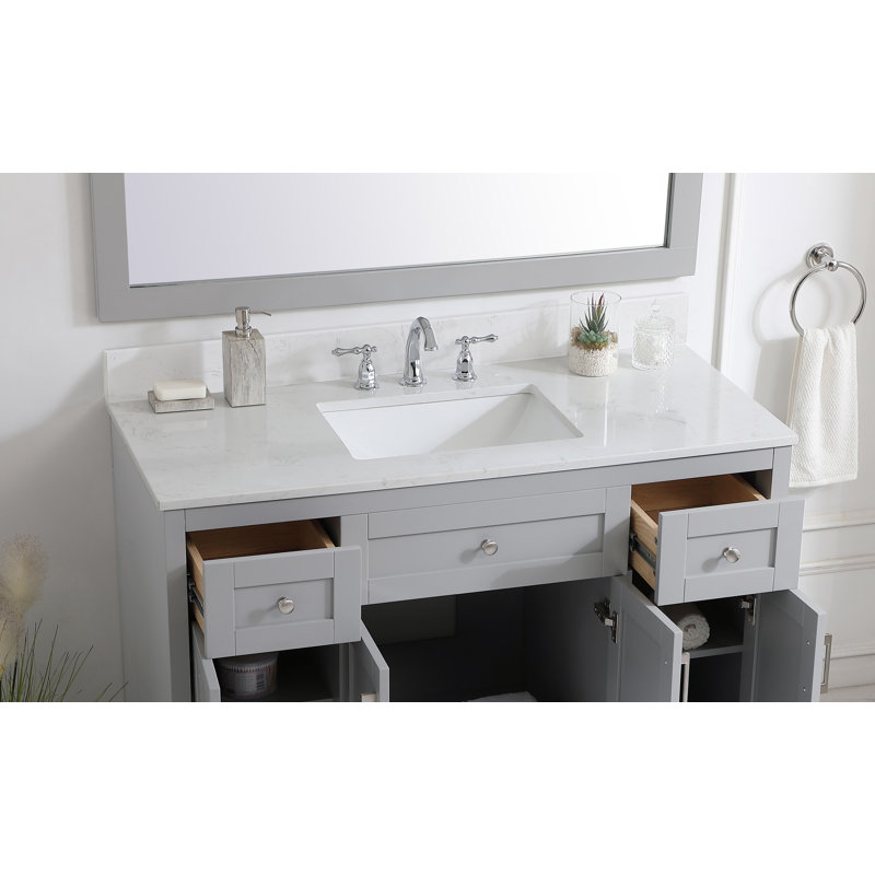 Jake-James 48 Inch Backsplash in Calacatta White