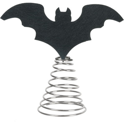 Halloween Bats Miniature Tree Topper Spooky Ornaments Halloween Tree Topper Mini Ornaments For Party
