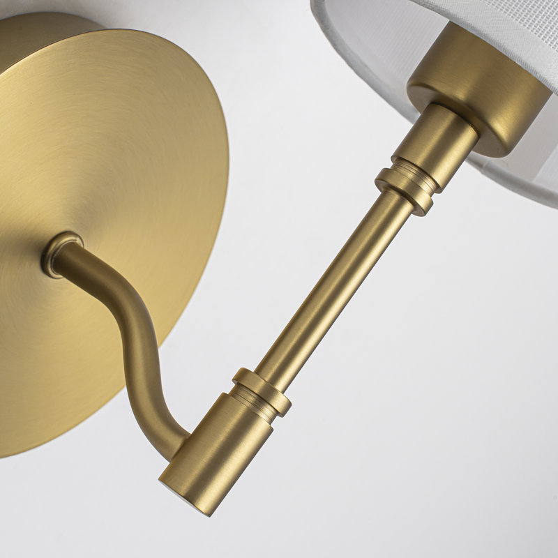 1-Light Linen Wall Sconce