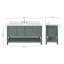 Magnolia Bath Vanity Oval Basin S061SWQ-963435378