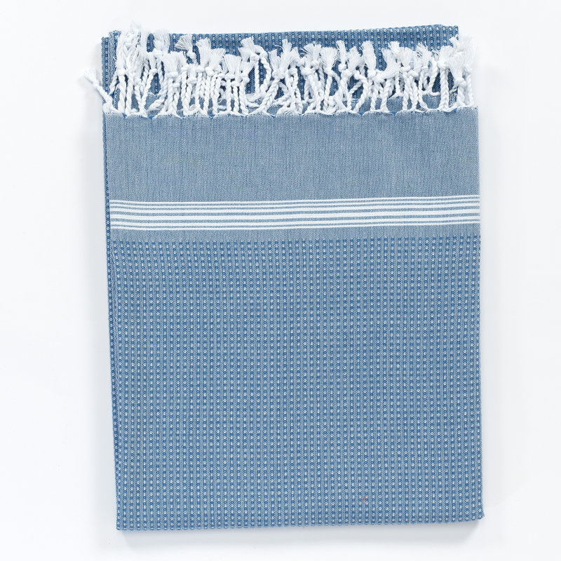 Woodcrest 100% Cotton Bath Sheet, Blue