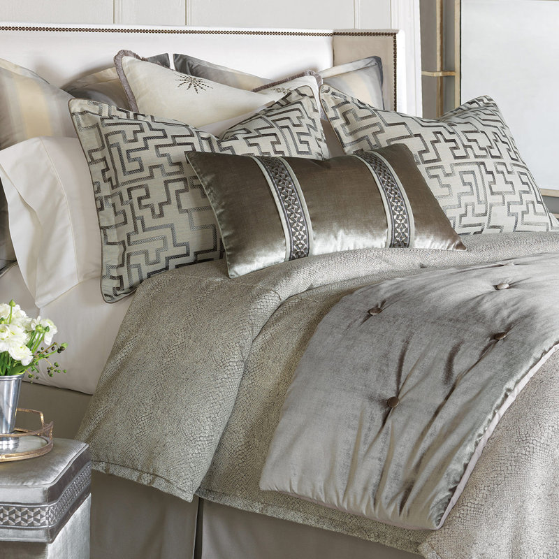 Taie décorative Ezra Prosecco Stone / Mack Heather, Standard