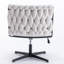 Chaise de bureau confortable sans accoudoirs sans roulettes, idéale pour les espaces de travail