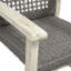 Chaise de salle à manger en bois et osier Hampton (ensemble de 2)-745014069