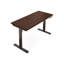 Bureau rectangulaire en bois massif noyer-130143775