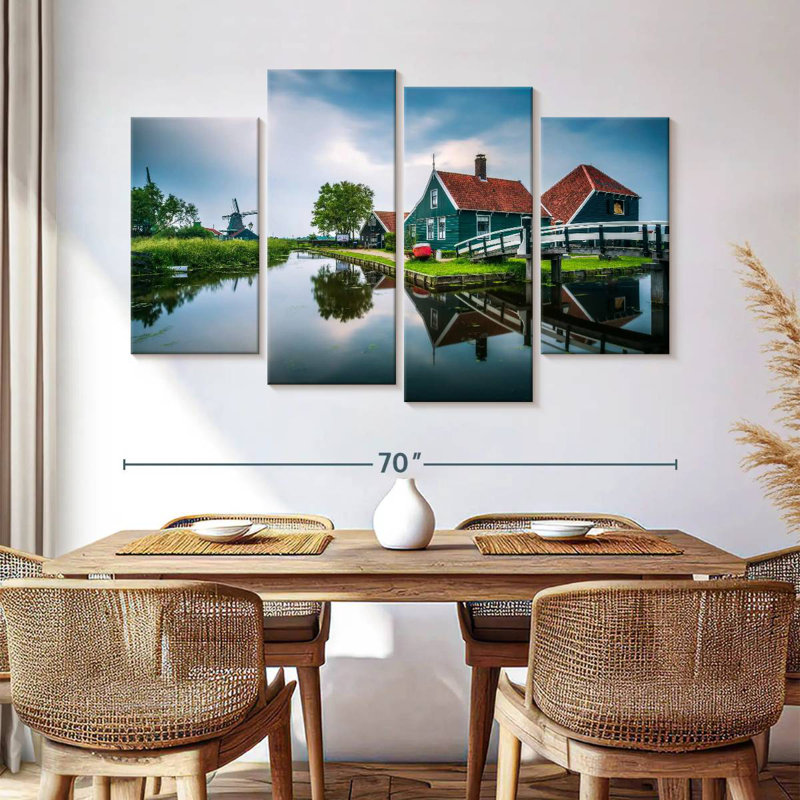 Lilie Zaanse Schans Farmhouse, H 42 po x l 68 po