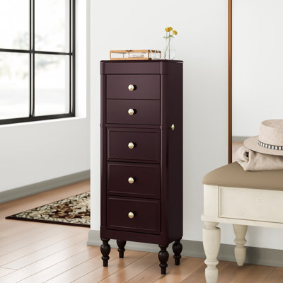 Armoire à bijoux avec miroir