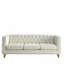 3-Seater + 2-Seater Combination Sofa.GREY VELVET-2018701665