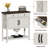 33.4"W Modern Farmhouse Console Table, Entryway Sideboard with 2 Drawers & Storage Cabinets-132827976
