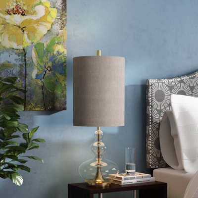 Lampe de table 32 po en verre Balboa