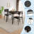 3-Piece Dining Table Set for 2, Storage Rack, Upholstered Chairs, Apartment Dining Set-2130311740