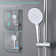 Shower System With 10" Rain Shower Head, 4 Function Adjustable Rain Dual Shower Head