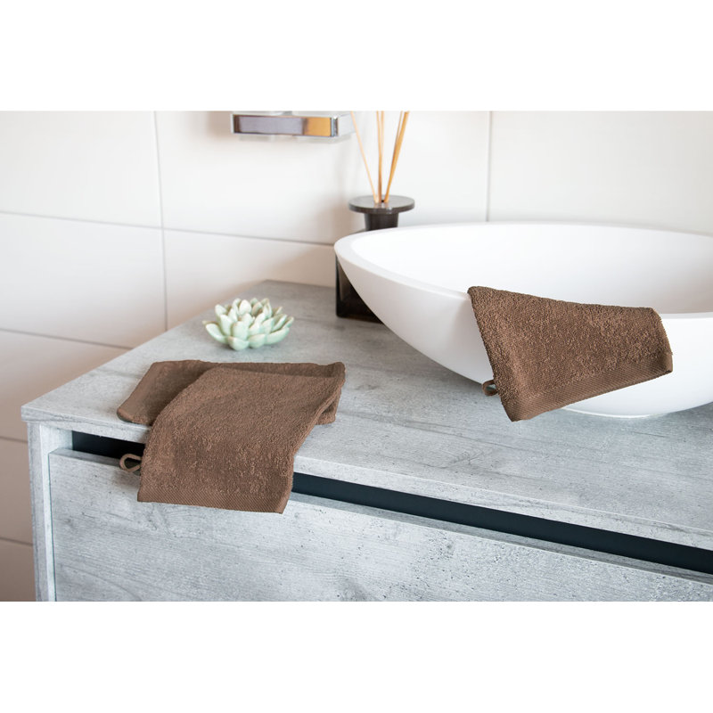 Midweight Washcloth, Tobacco
