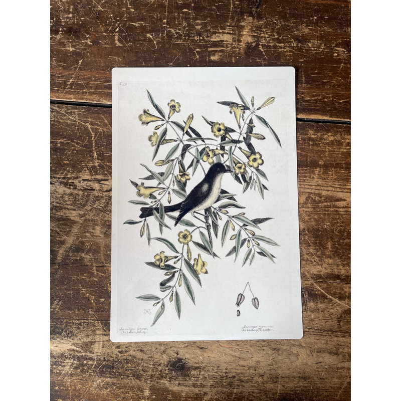 Plants & Flowers Wall Decor on Metal, 20cm H x 15cm W