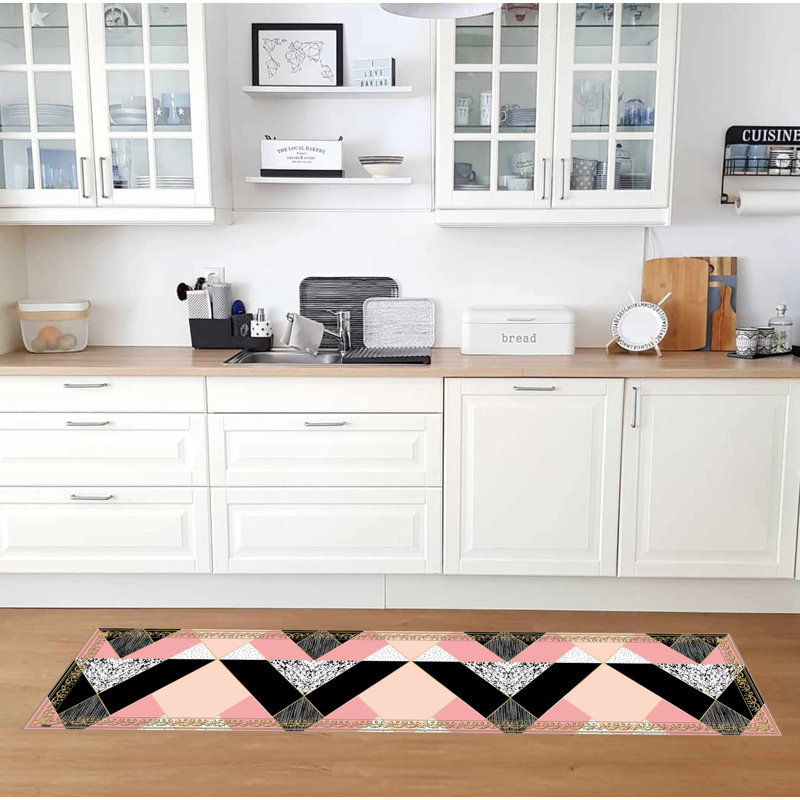 Elsner Geometric Indoor Doormat, 65 x 255 cm