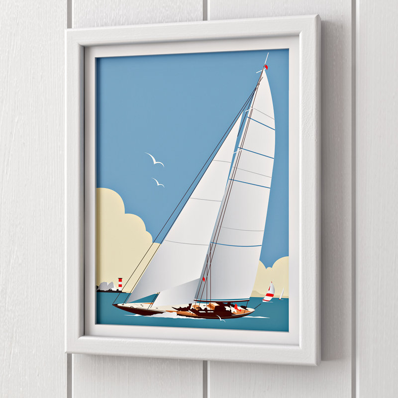 Dave Thompson - Single Picture Frame Print, White