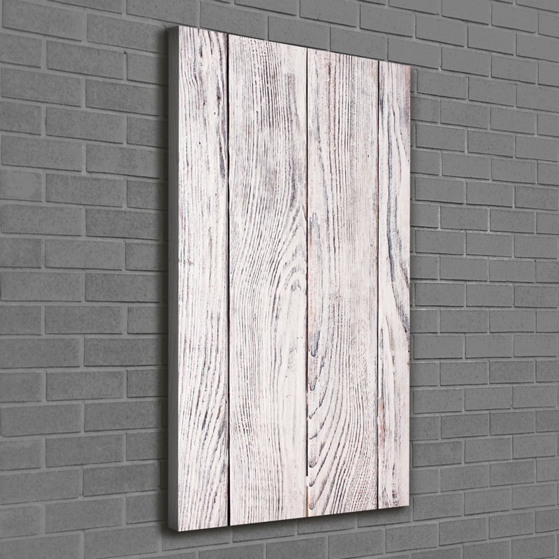 Wooden Wall - Wrapped Canvas Print