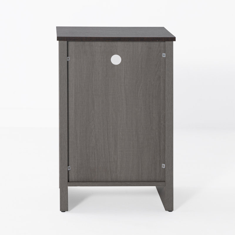 Table de chevet 16 po avec rangement ouvert et armoire Farmhouse