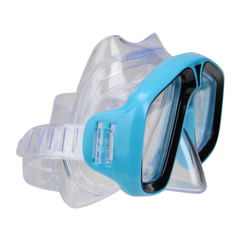 Masque de natation à sangle réglable Laguna - 6,25 po - Bleu turquoise, Bleu