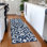 Premium Machine Washable Prisco Navy Rug