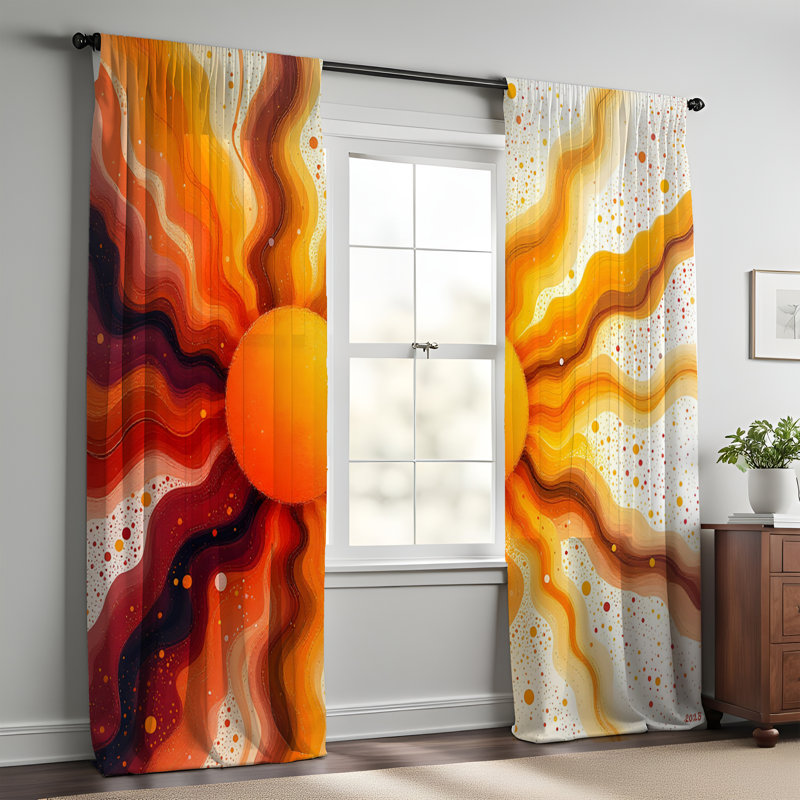 Window Curtains (WC01611), 20" W x 52" L