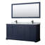 Ensemble de meuble-lavabo double 72 "avec miroir Avery-41604573-80212818