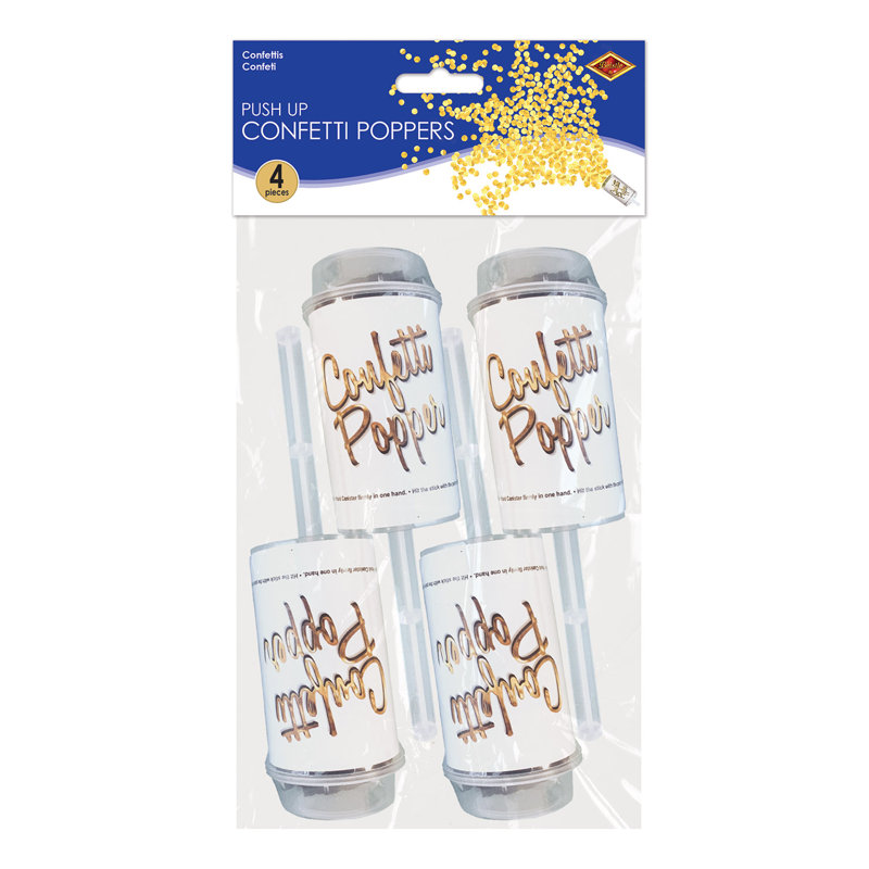 Push Up Confetti Poppers
