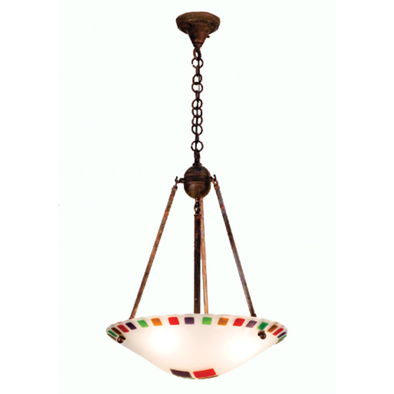 Luminaire suspendu bol simple 3 lumières Kayme