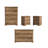 Calle Traditional 4 Pieces Bedroom Set-1322974608