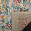 Tapis bleu / jaune à tissage plat Donnerson-1527376827