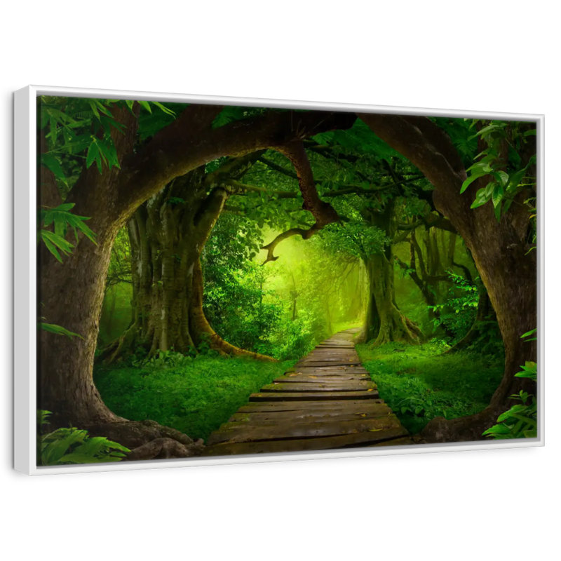 Fairyland Forest, Floating Frame White, 13" X 9"
