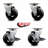 Rubber on Cast Iron Swivel Caster