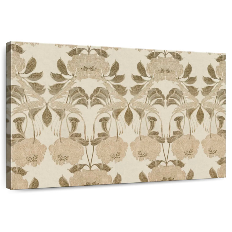 Soie Kerner au design Art nouveau, H 24 po x l 36 po